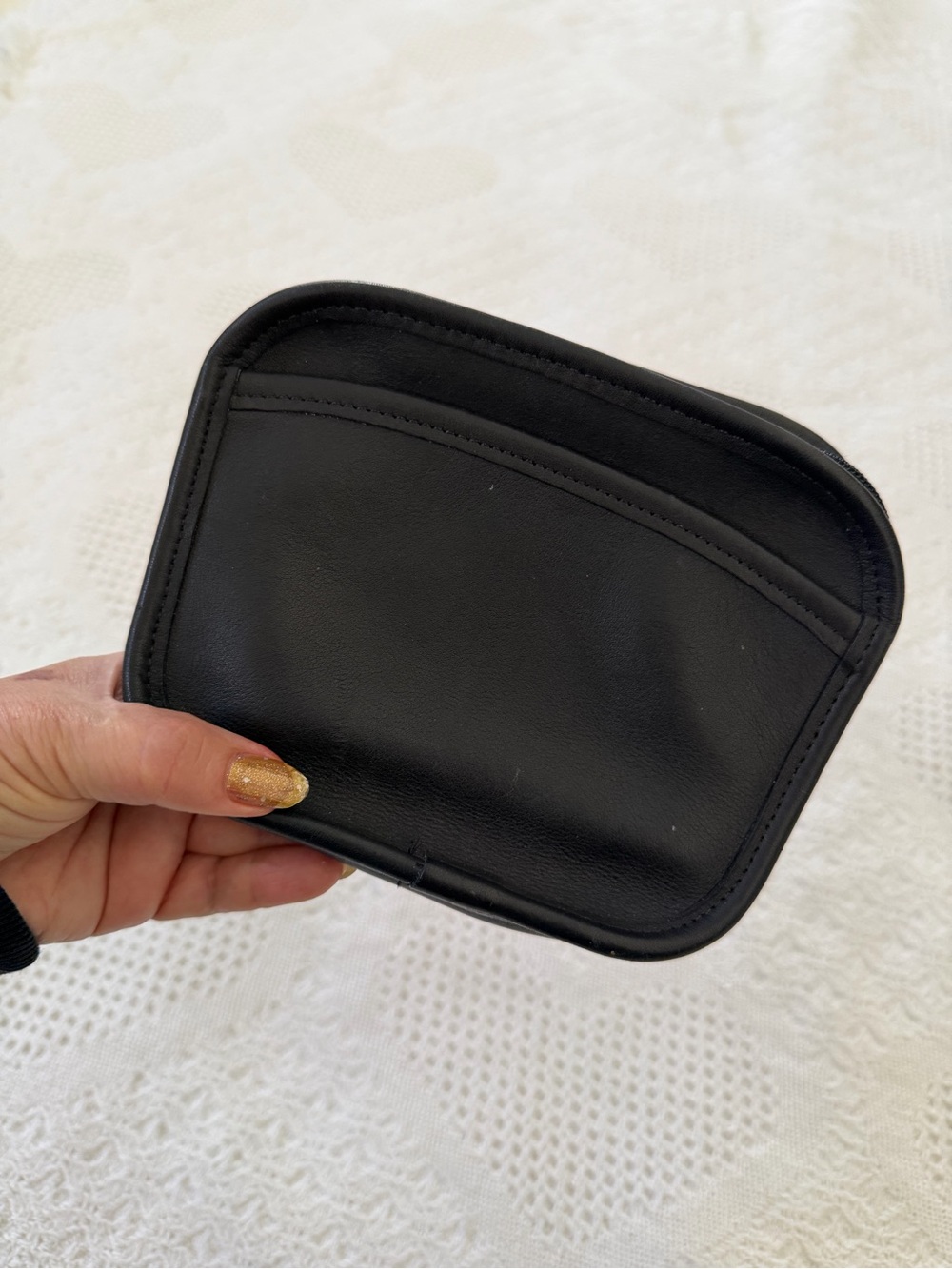 Coach Black Card & Coin Pouch